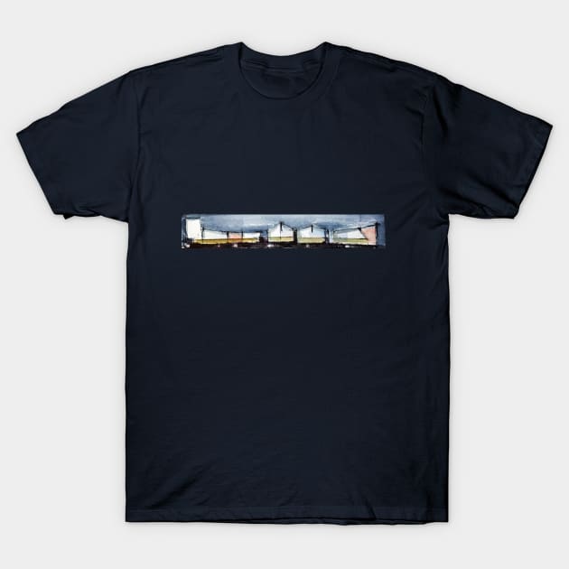 Long landscape T-Shirt by Mzerart